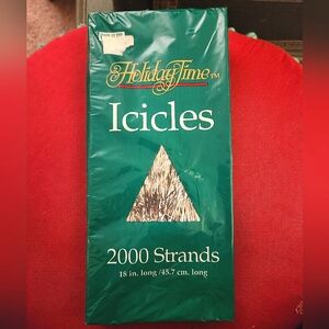Vintage Tinsel Christmas Tree Icicles Brite Star 2000 Strands